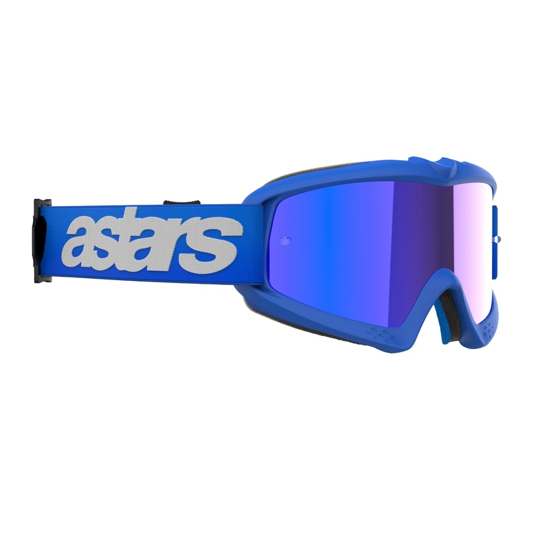 Alpinestars Vision Youth Blaze otroška motokros očala modra z zrcalnim modrim steklom
