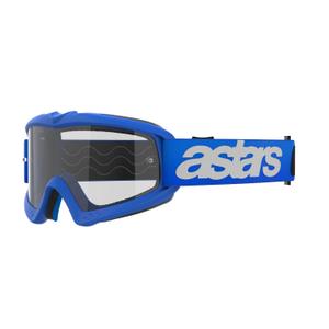 Alpinestars Vision Youth Blaze modra motokros očala s prozornimi stekli