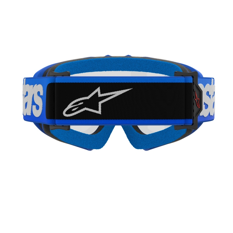 Alpinestars Vision Youth Blaze modra motokros očala s prozornimi stekli
