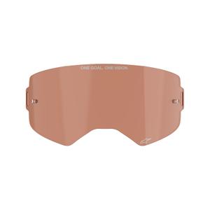 Pleksi steklo za očala Alpinestars Supertech oranžno-rjavo-afterburn