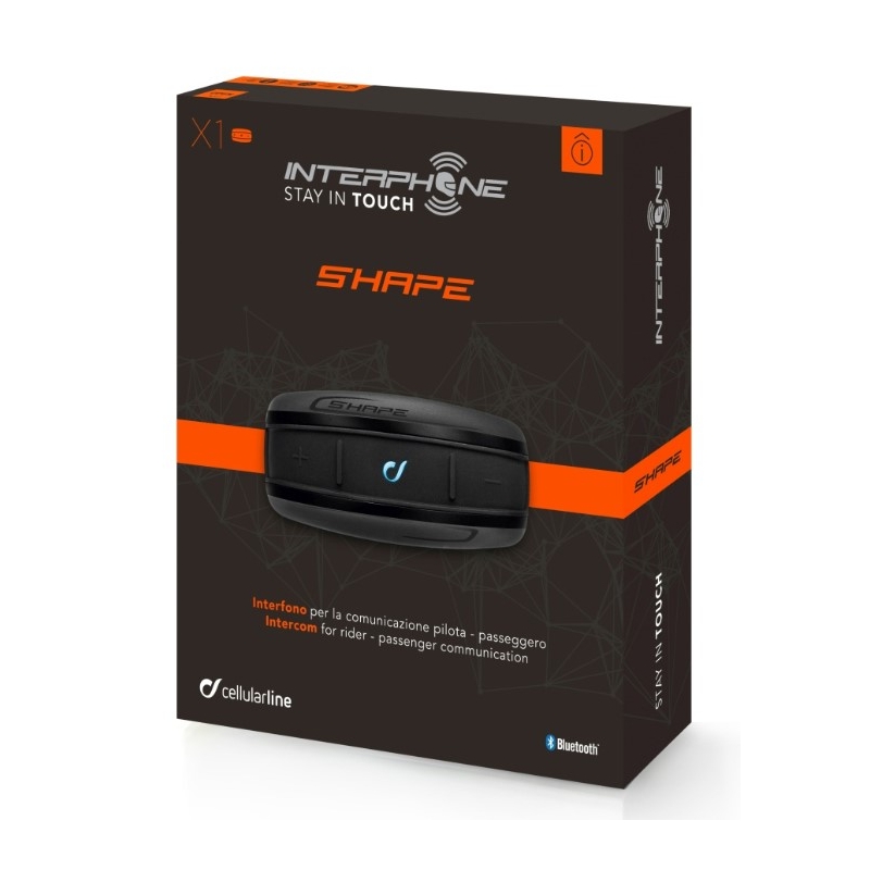 Bluetooth prostoročna telefonija CellularLine Interphone SHAPE - enojni paket