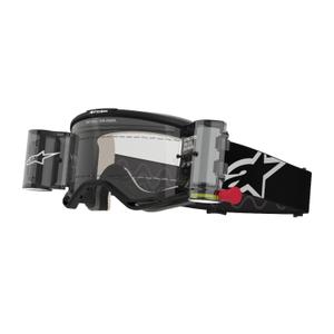 Alpinestars Vision 5 Corp ROLL-OFF Wide Vision motokros očala črna s prozornim steklom