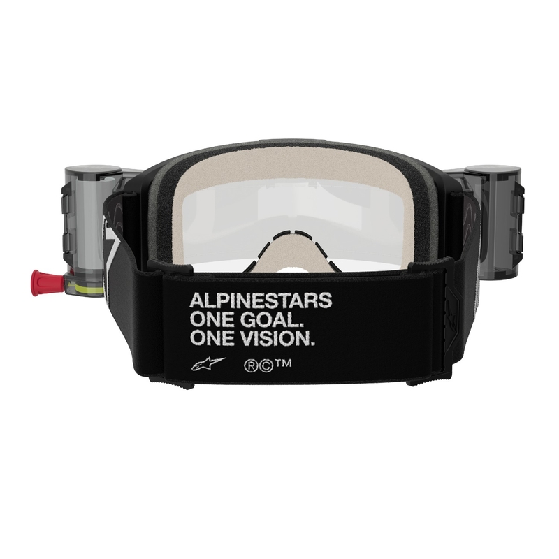 Alpinestars Vision 5 Corp ROLL-OFF Wide Vision motokros očala črna s prozornim steklom