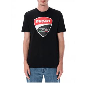 Črna majica Ducati Corse
