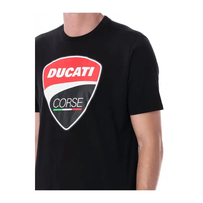 Črna majica Ducati Corse