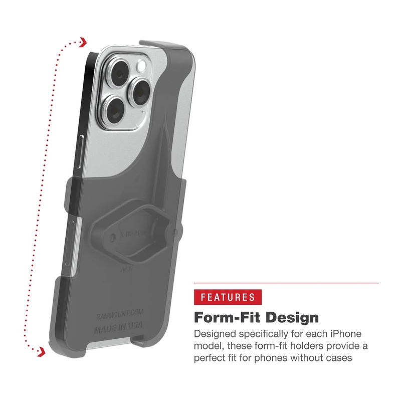 Nosilec RAM Mounts za Apple iPhone 13/13 Pro/14/14 Pro/15