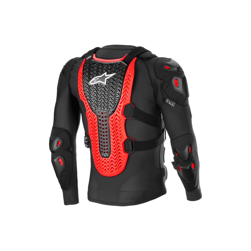 Alpinestars Bionic XTR Plasma ščitnik za telo črno-rdeče-bele barve