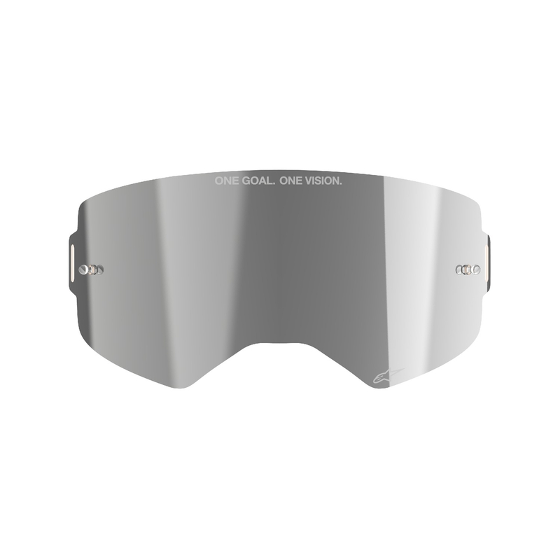 Pleksi steklo za očala Alpinestars Supertech Absolute Vision™ zrcalno srebrne barve