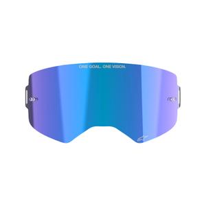 Pleksi steklo za očala Alpinestars Supertech Absolute Vision™ zrcalno modra