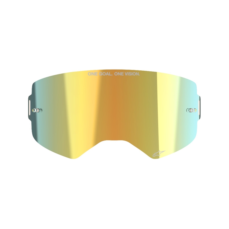 Pleksi steklo za očala Alpinestars Supertech Absolute Vision™ zrcalno zlato