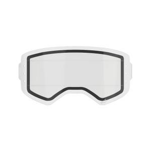 Pleksi steklo za očala Alpinestars Supertech z dvojno zaščito pred rosenjem za roll-off sistem prozorno