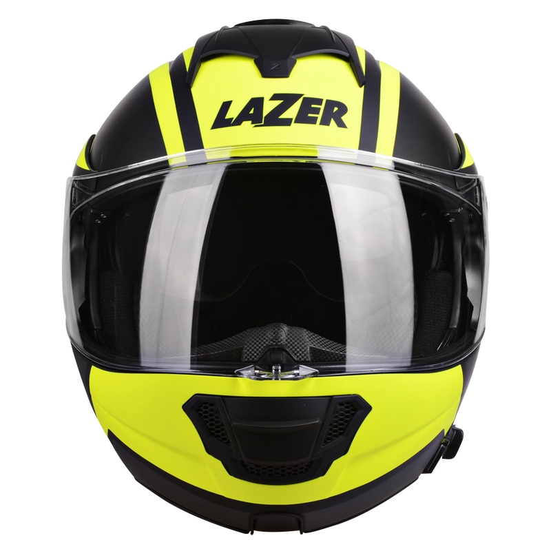 Zložljiva motoristična čelada Lazer Lugano Z-Generation black-fluo yellow