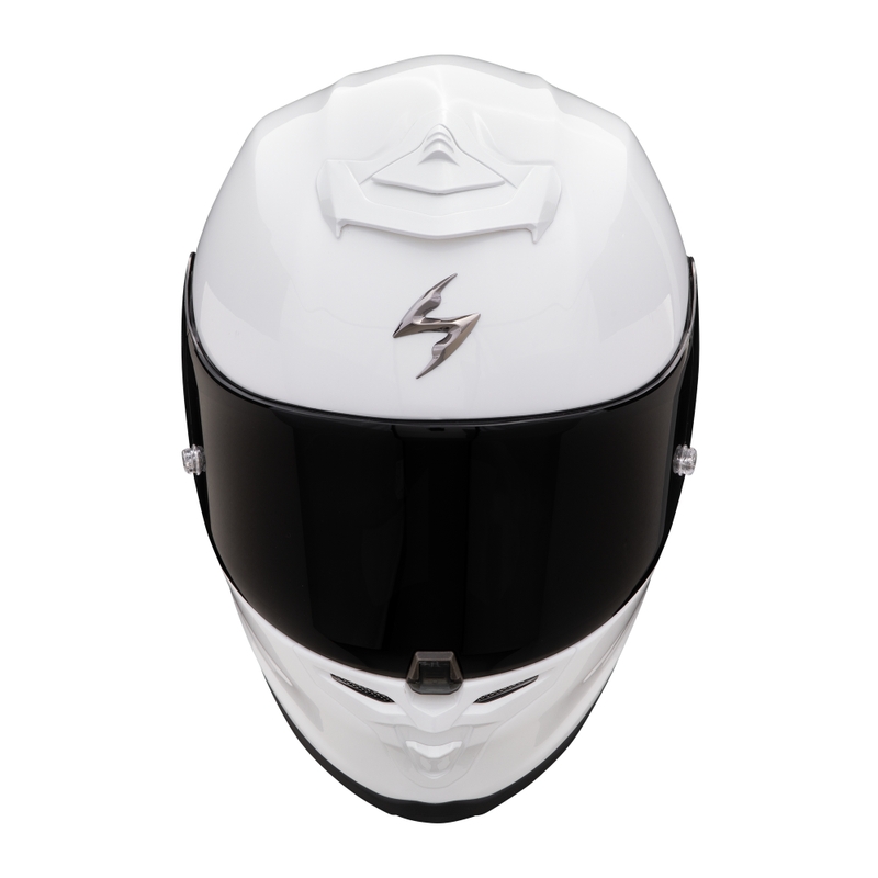 Integralna motoristična čelada Scorpion EXO-R1 EVO AIR FIM Racing #1 Solid pearl white