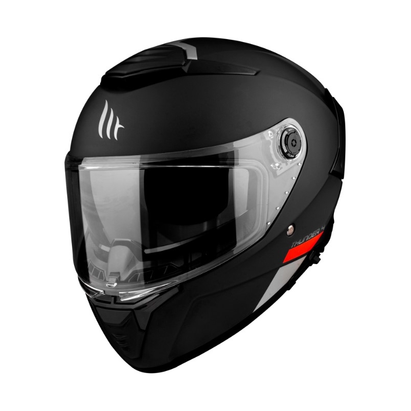 Celoobrazna motoristična čelada MT FF118SV Thunder 4 SV črna mat - II. kakovost