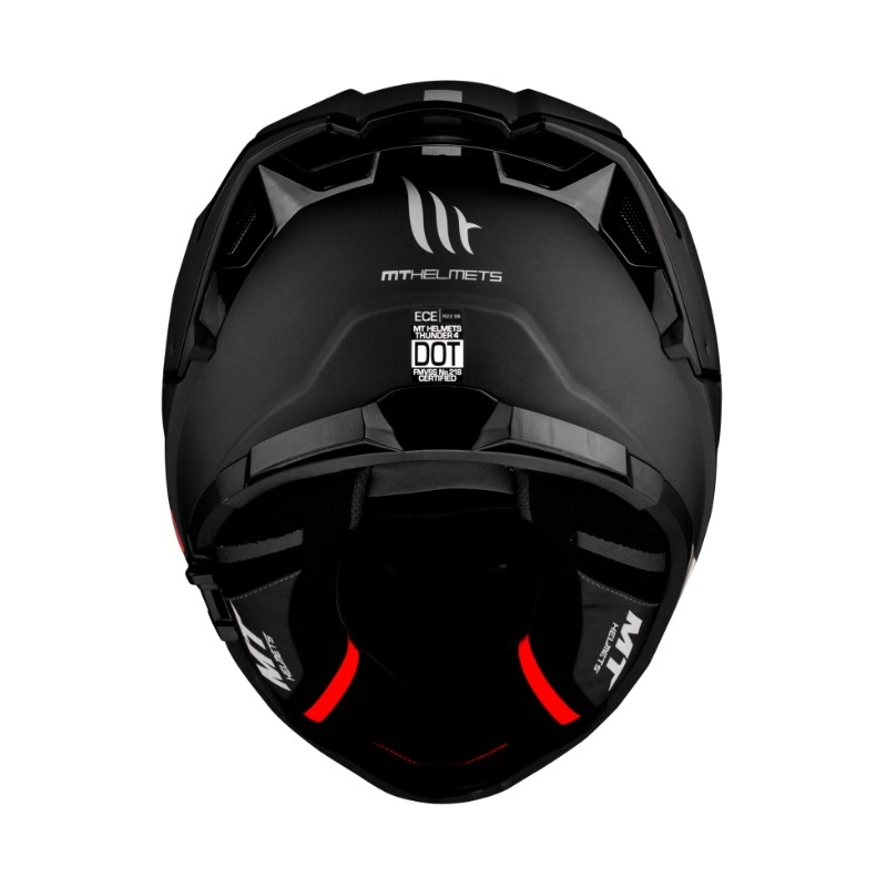 Celoobrazna motoristična čelada MT FF118SV Thunder 4 SV črna mat - II. kakovost