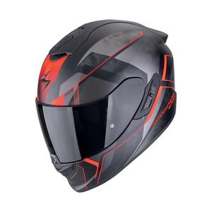 Integralna motoristična čelada Scorpion EXO-1400 EVO II AIR INTENSIO mat črno-rdeča