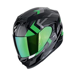 Integralna motoristična čelada Scorpion EXO-520 EVO AIR SENSUS črno-zelena