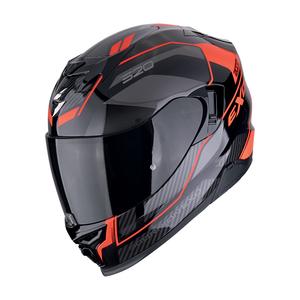 Integralna motoristična čelada Scorpion EXO-520 EVO AIR LENA črno-rdeča