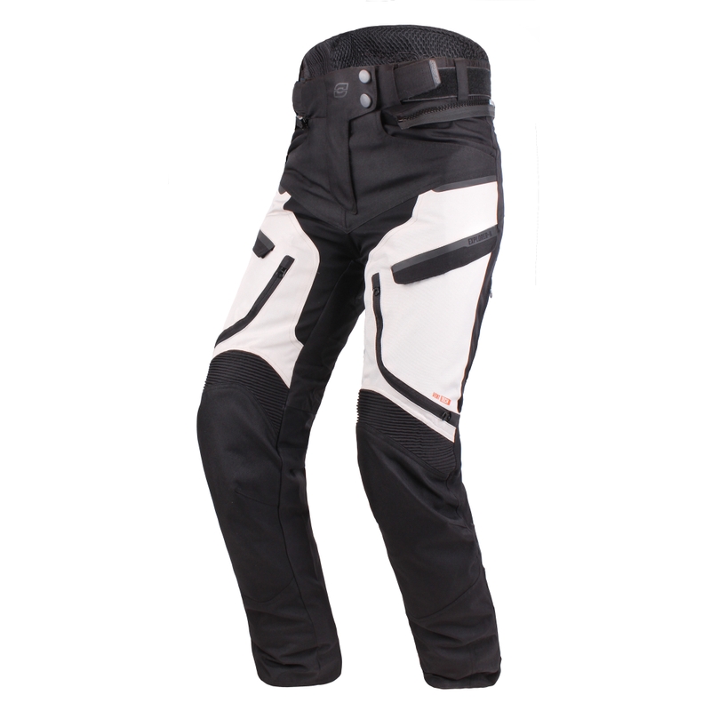 Ženske hlače Ozone Explorer II Grey and Black Motorcycle Pants razprodaja