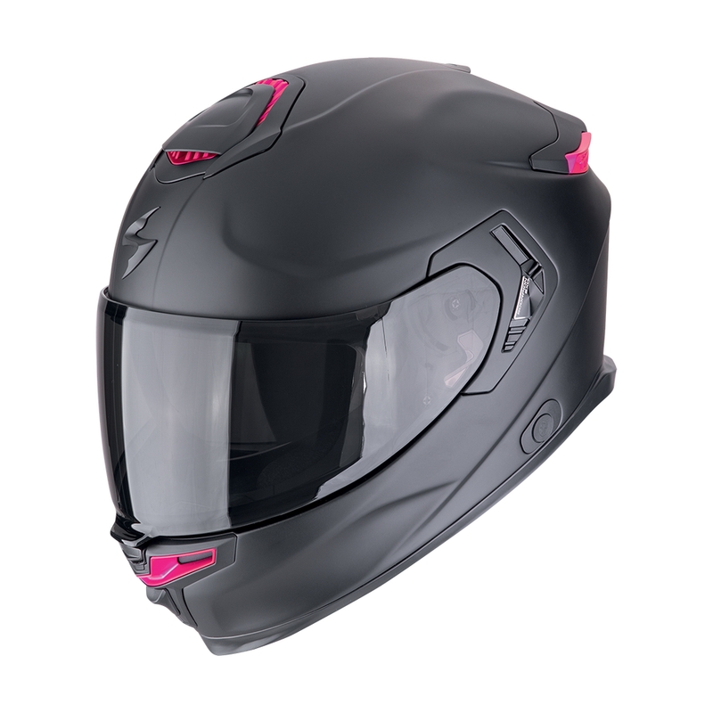 Integralna motoristična čelada Scorpion EXO-GT SP Air SOLID mat črno-roza