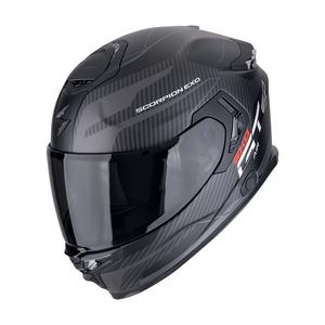 Integralna motoristična čelada Scorpion EXO-GT SP AIR FLEX mat črno-srebrna