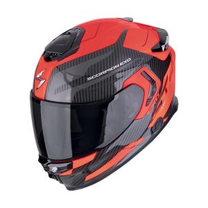 Scorpion EXO-GT SP AIR FLEX celoobrazna motoristična čelada črno-fluo rdeča
