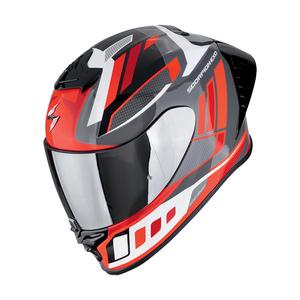 Integralna motoristična čelada Scorpion EXO-R1 EVO II AIR VITAL sivo-belo-rdeča