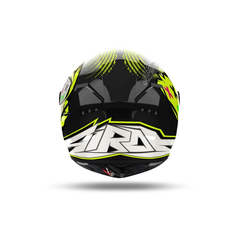 Integralna motoristična čelada Airoh CONNOR Gamer črno-siva-fluo rumena