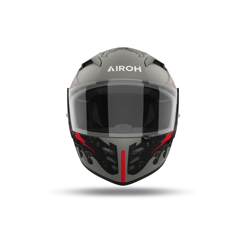 Integrirana motoristična čelada Airoh CONNOR Desperado mat oranžna