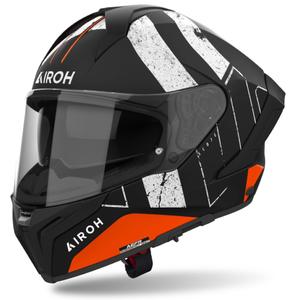 Integralna motoristična čelada Airoh MATRYX Scope mat oranžna