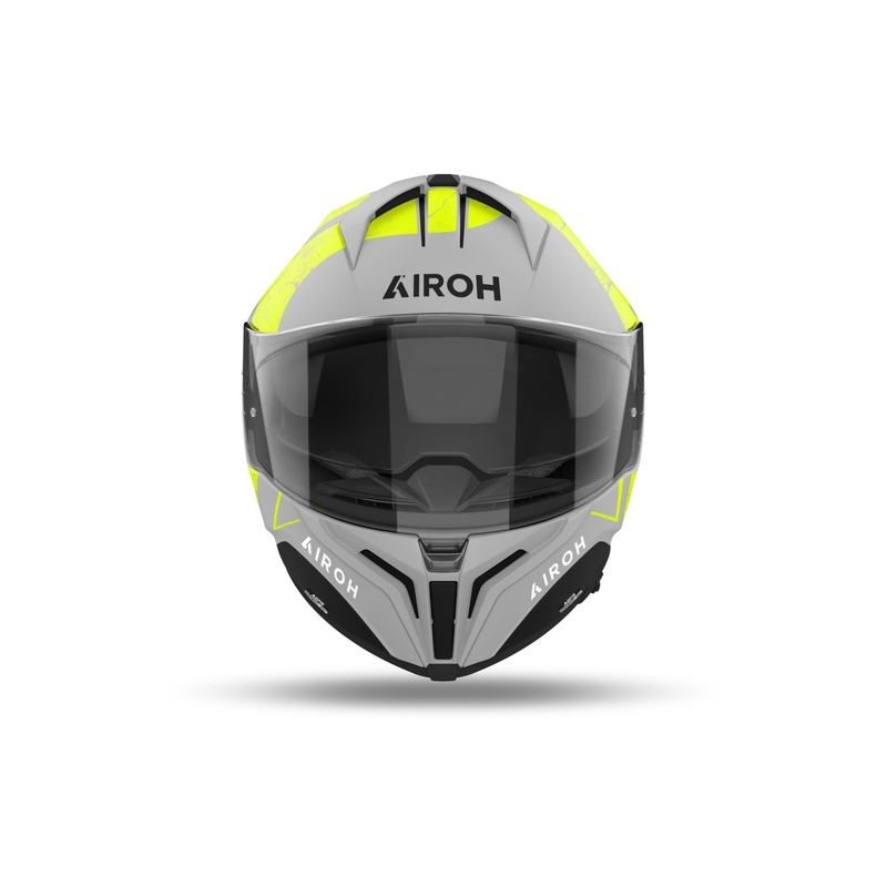 Integralna motoristična čelada Airoh MATRYX Scope mat rumena