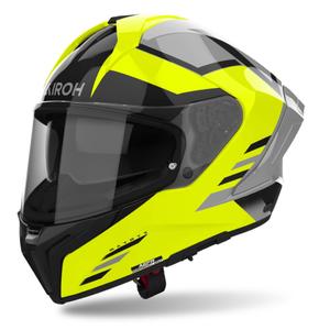 Integralna motoristična čelada Airoh MATRYX Thron rumena