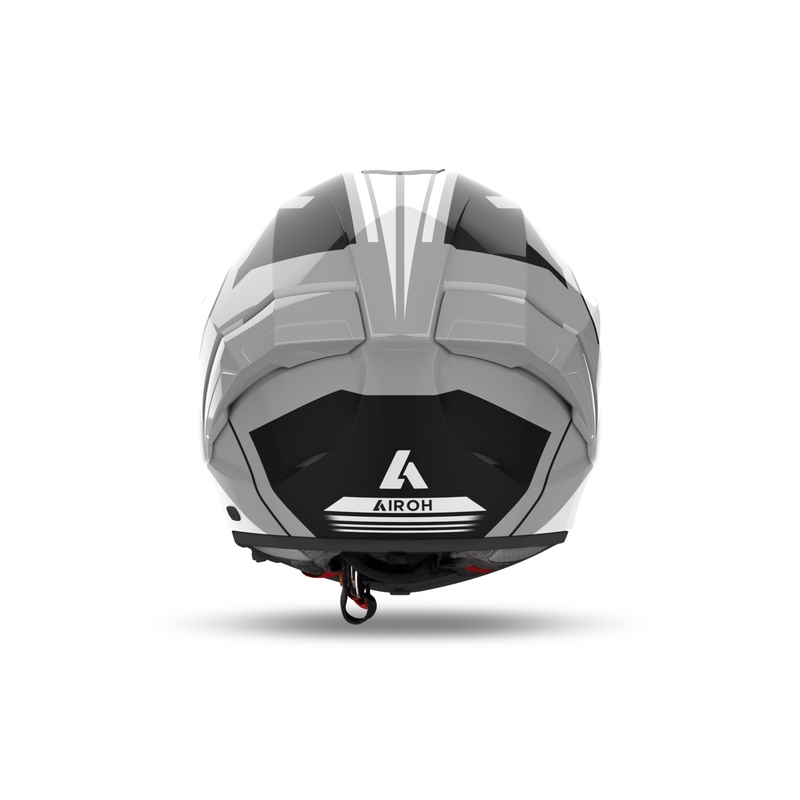 Integralna motoristična čelada Airoh MATRYX Thron bela