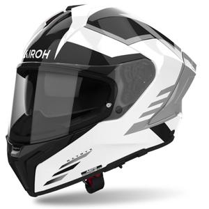 Integralna motoristična čelada Airoh MATRYX Thron bela