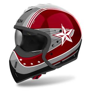Modularna motoristična čelada Airoh J110 Command glossy red