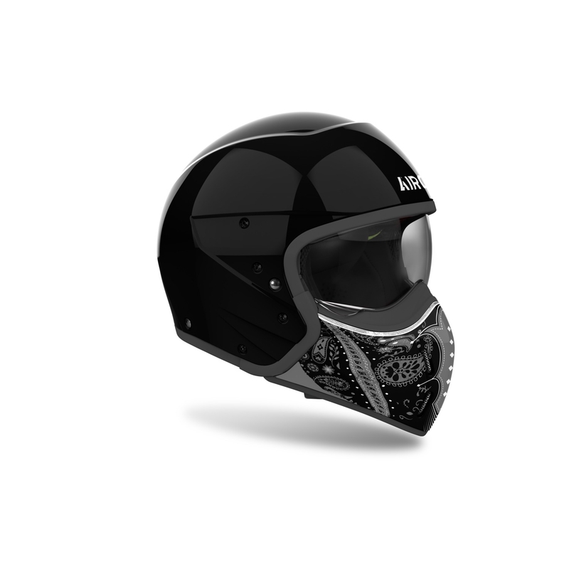 Modularna motoristična čelada Airoh J110 Paesly glossy black