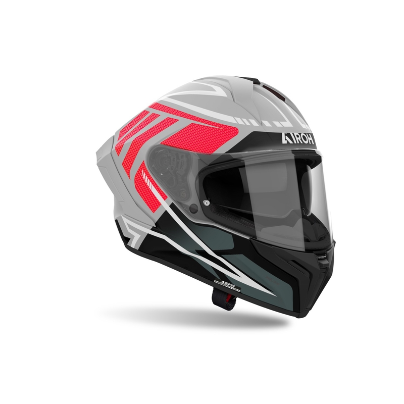 Integralna motoristična čelada Airoh MATRYX Rider mat rdeča