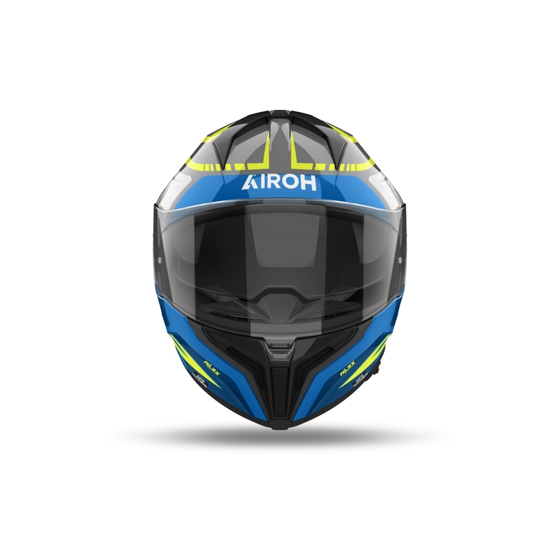 Integralna motoristična čelada Airoh MATRYX Rider glossy blue