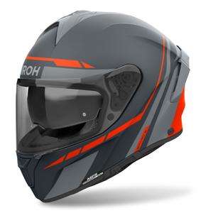 Integralna motoristična čelada Airoh SPARK 2 Spinner mat oranžna