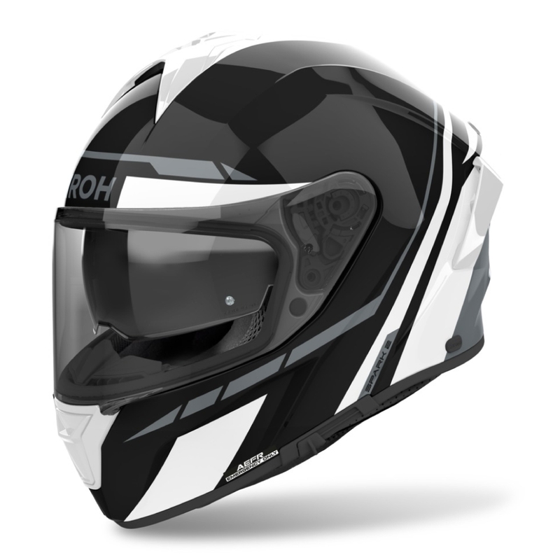 Airoh SPARK 2 Spinner integralna motoristična čelada sijajno bela