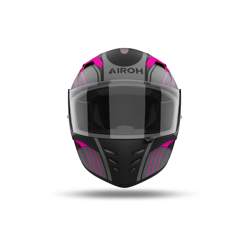 Integrirana motoristična čelada Airoh CONNOR Achieve mat roza