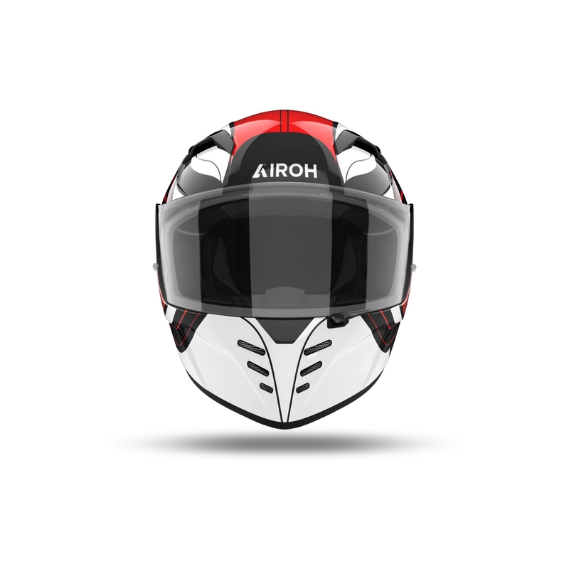 Integrirana motoristična čelada Airoh CONNOR Dunk glossy red
