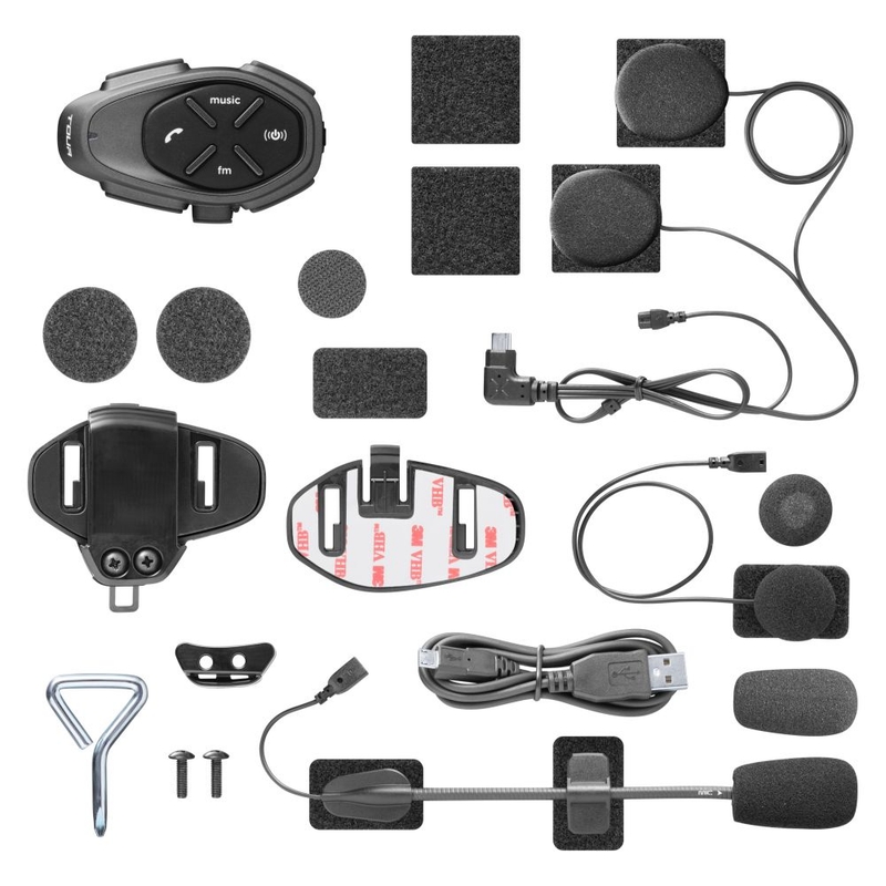 Bluetooth prostoročno telefoniranje Interphone CellularLine TOUR HD, enojni paket