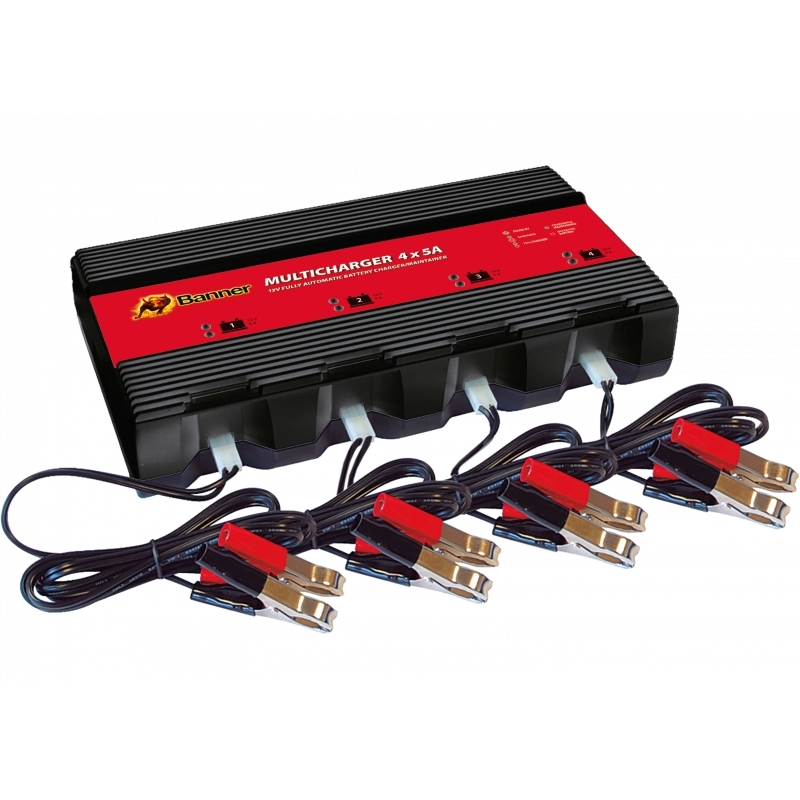 Polnilec Banner Multicharger 4x5A za 12V akumulatorje