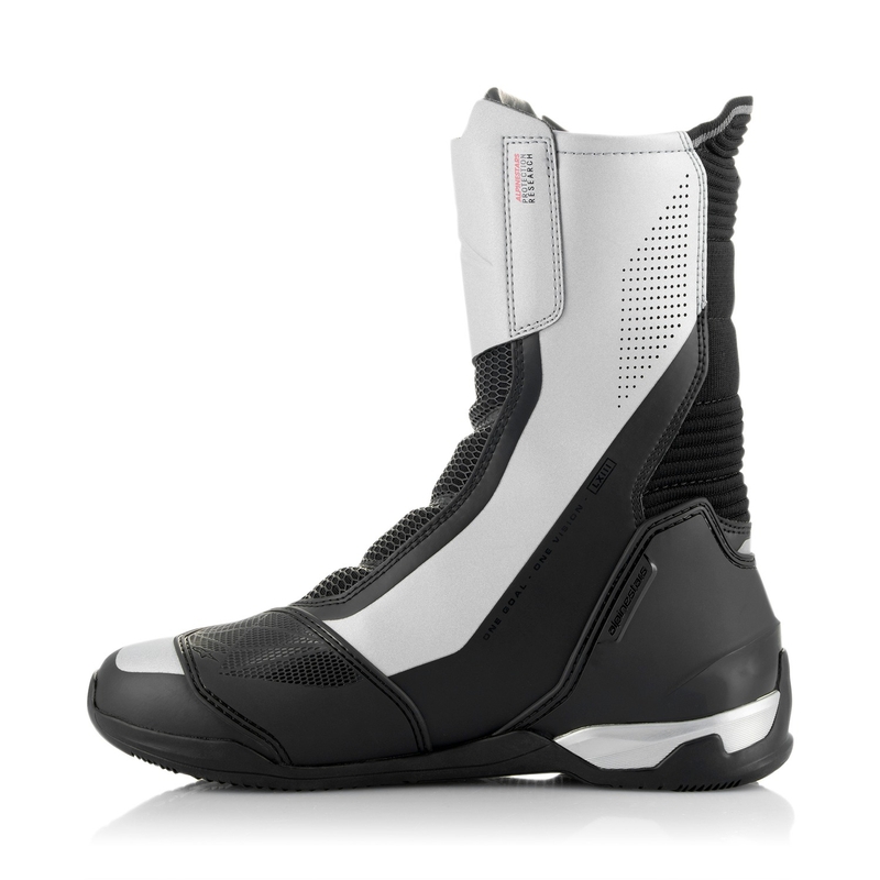 Motoristični škornji Alpinestars SP-X BOA črno-srebrni