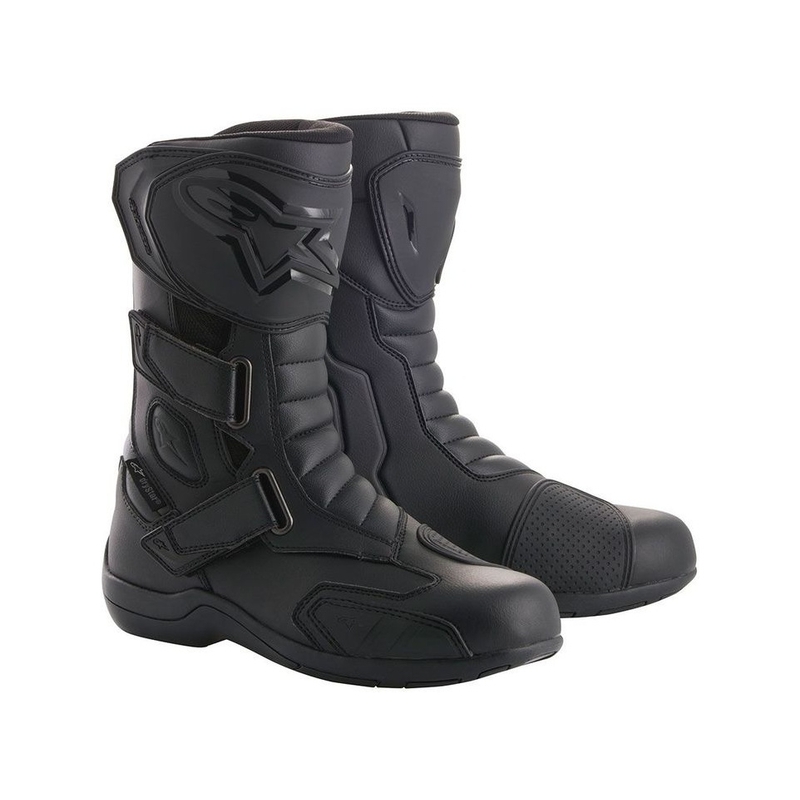Črni motoristični škornji Alpinestars Radon Drystar
