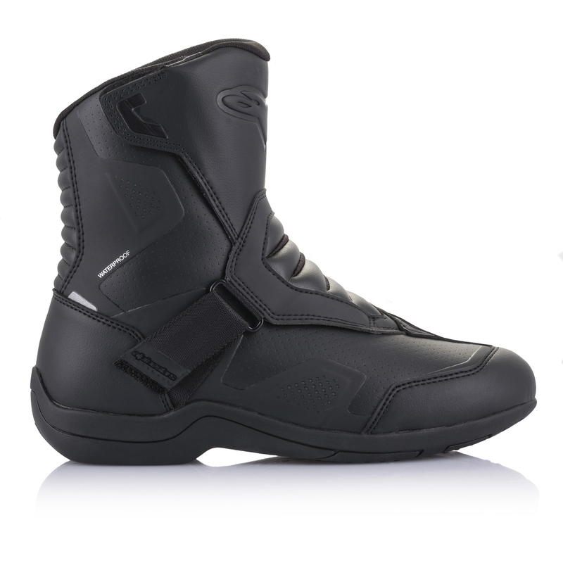 Alpinestars Ridge Waterproof motoristični škornji črno-črni
