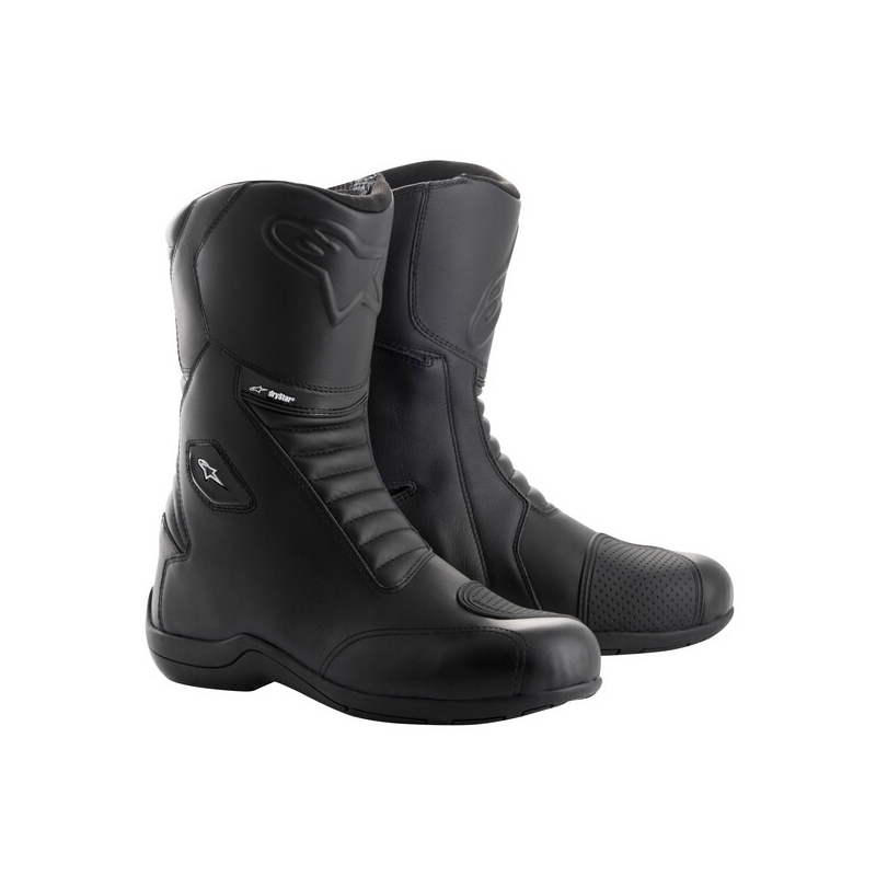 Črni motoristični škornji Alpinestars Andes Drystar