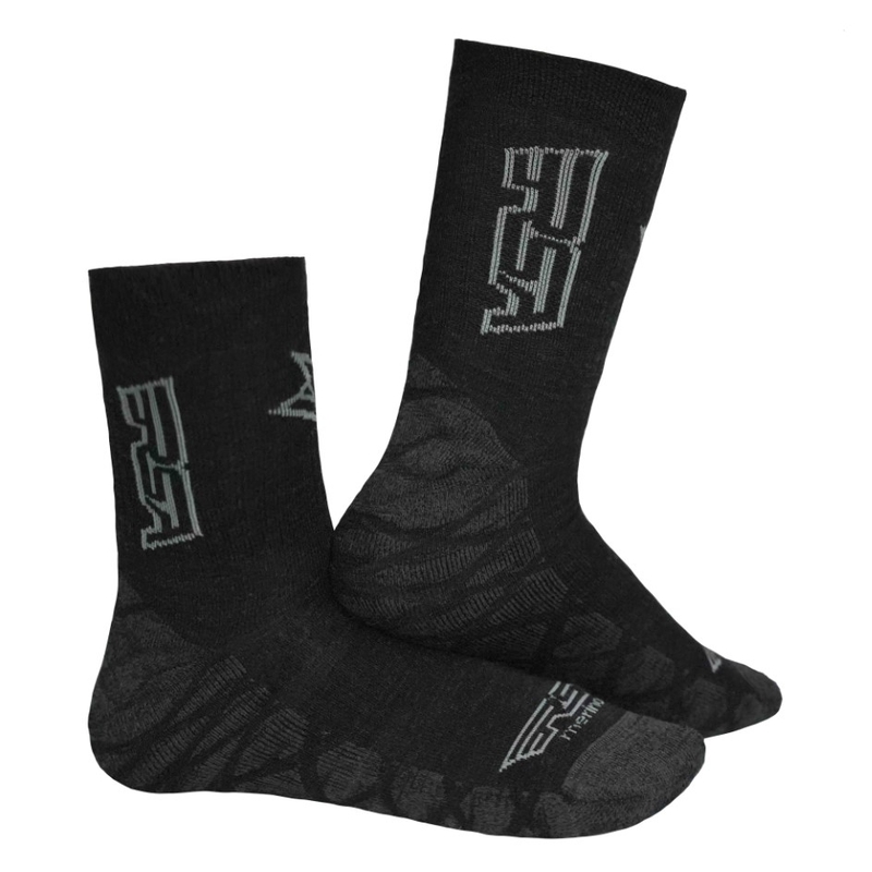 Merino nogavice RSA Allride temno sive