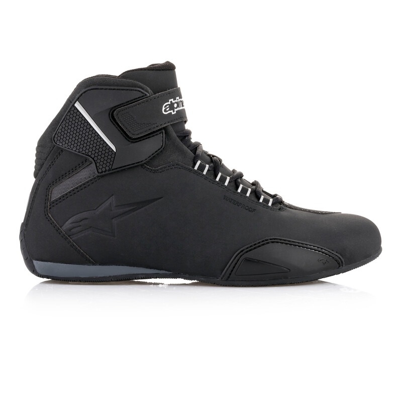 Vodoodporni motoristični škornji Alpinestars Sektor črni